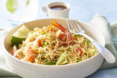 Prawn oriental crispy noodle salad