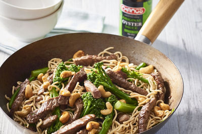 Beef, Broccolini and Cashew Stir Fry