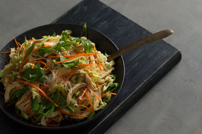 Chicken & Rice Noodle Salad + Changs Oriental Fried Noodle Salad Dressing