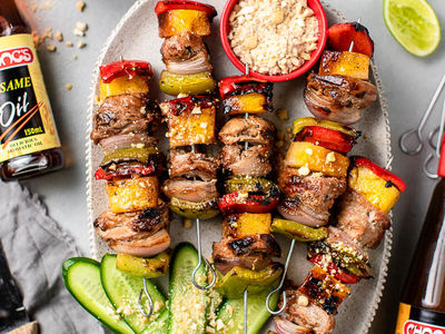 Aussie Summer Pork and Pineapple Skewers