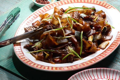 Jajangmyeon - Potato glass noodles with black bean sauce