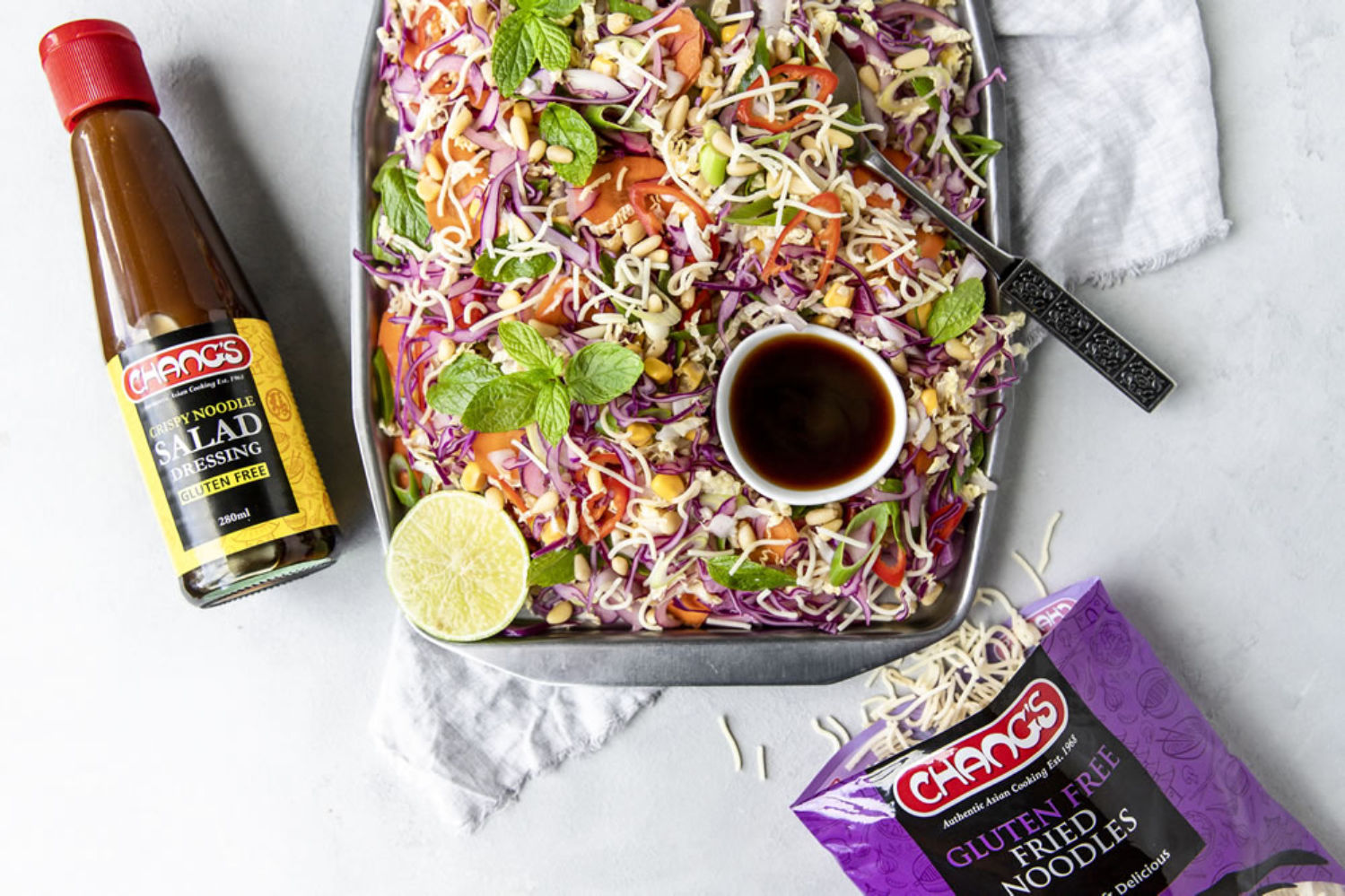 Spicy Fried Noodle Salad Chang's Authentic Asian Cooking