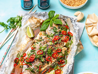 Asian Style BBQ Whole Snapper