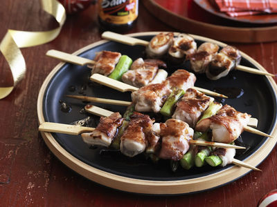 Bacon-wrapped Yakitori