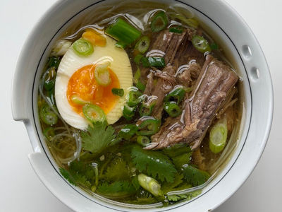 Cozy Brisket Rice Noodle Soup