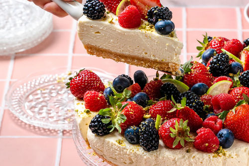 Crispy Noodles No Bake Cheesecake