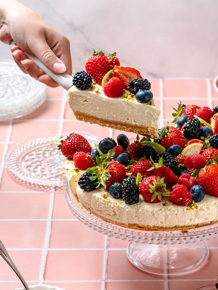 Crispy Noodles No Bake Cheesecake Crispy Noodles No Bake Cheesecake