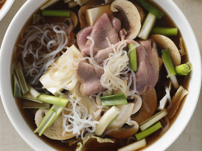 Easy Sukiyaki with Lo-Cal Noodles