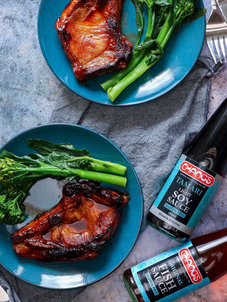Fish Sauce Caramel Pork Chops