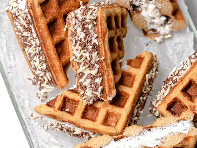 Ice Cream Waffles