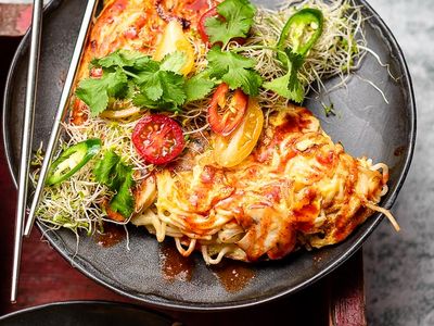 Noodle Omelette