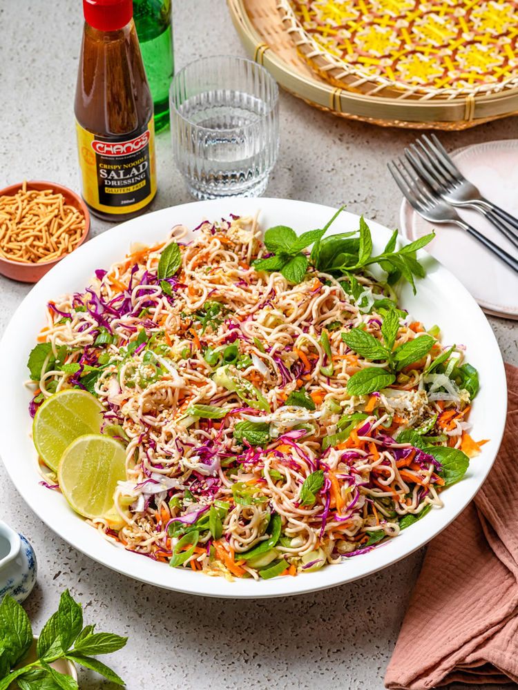Quick Cabbage Noodle Salad