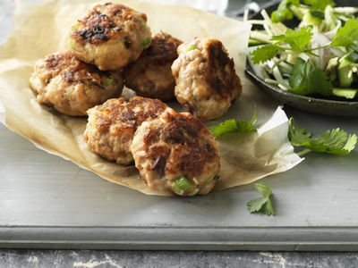 Salmon and Ginger Fishcakes With Cucumber Relish