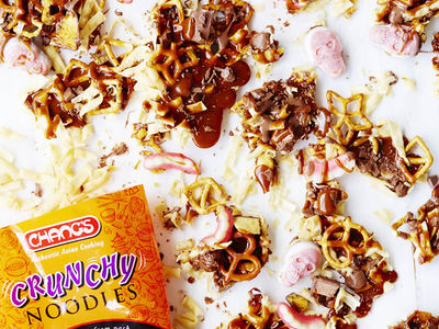 Spooky Toffee Bark