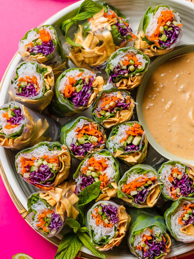 Summer Rice Paper Rolls