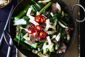 Sesame Lime Beef and Noodle Salad