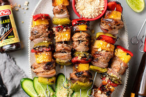 Aussie Summer Pork and Pineapple Skewers