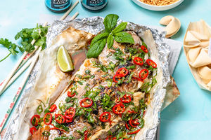 Asian Style BBQ Whole Snapper