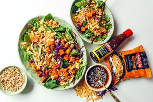 Roast Pumpkin Noodle Salad