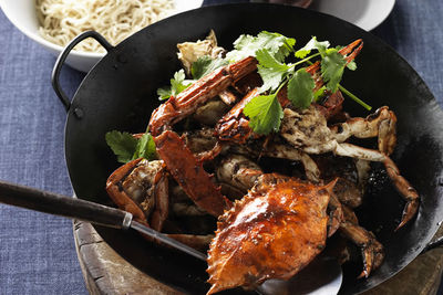 Black Pepper Crab recipe from Changs