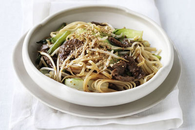 Dry Beef Rice Noodles recipe from Changs