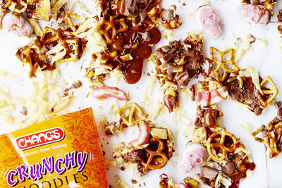 Spooky Toffee Bark recipe from Changs