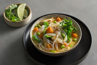 Spicy curry noodle soup recipe from Changs