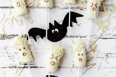 Hairy Scary Banana Ghosts recipe from Changs