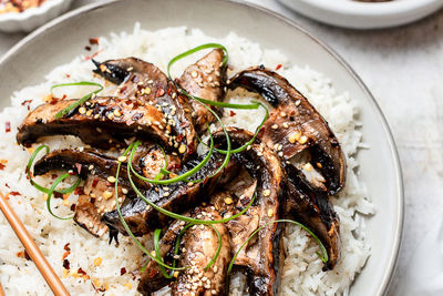 Portobello Mushroom Steaks in Hoisin Sauce recipe from Changs