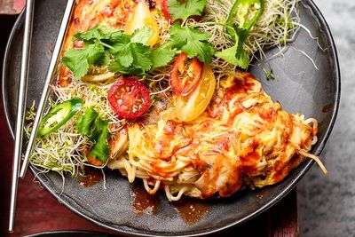 Noodle Omelette recipe from Changs