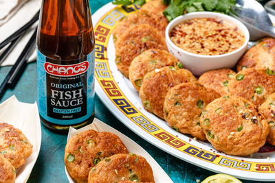 Thai Fish Cakes with Dipping Sauce recipe from Changs