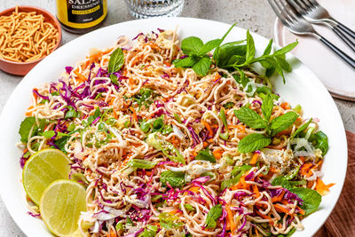 Quick Cabbage Noodle Salad recipe from Changs