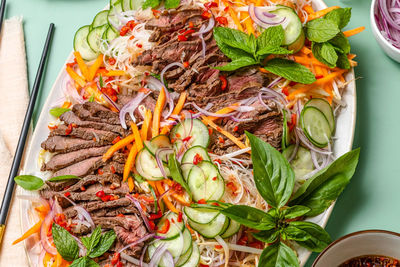 Vermicelli Noodle Salad with Sliced Steak recipe from Changs