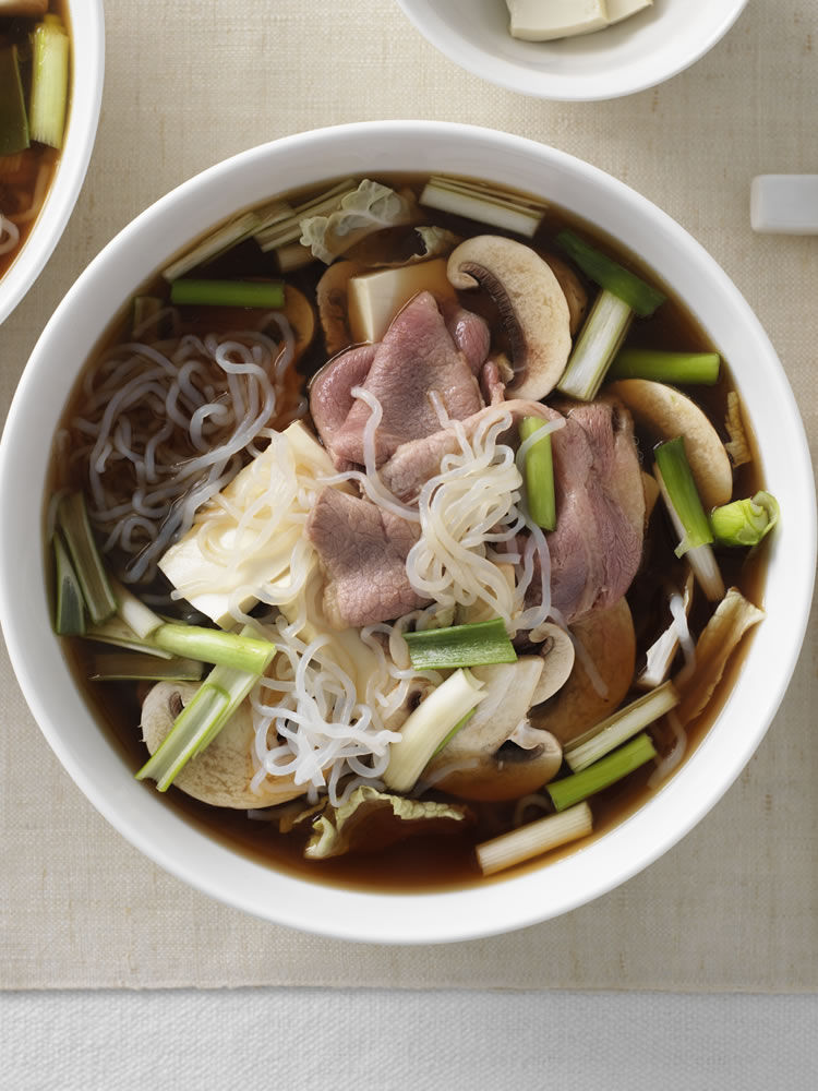 Easy Sukiyaki with Lo-Cal Noodles