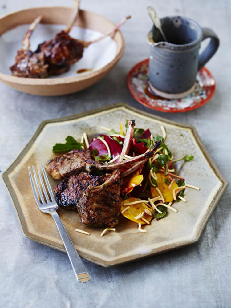 Lamb, Beetroot, Apple & Watercress Noodle Salad