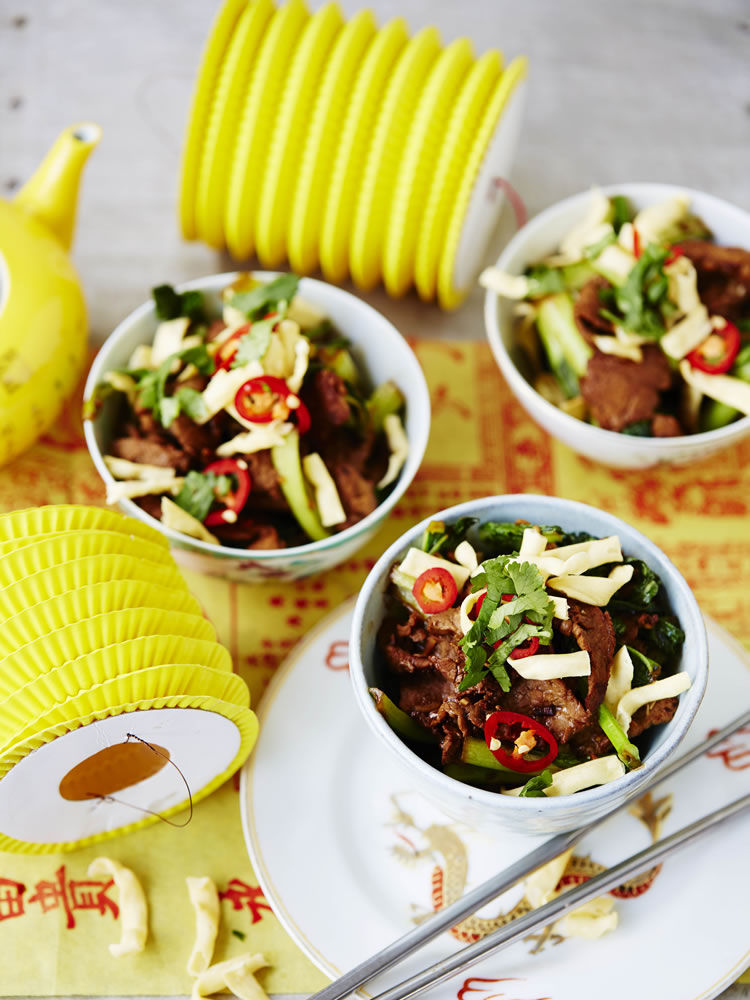 Lime and Lemongrass Beef Noodle Salad