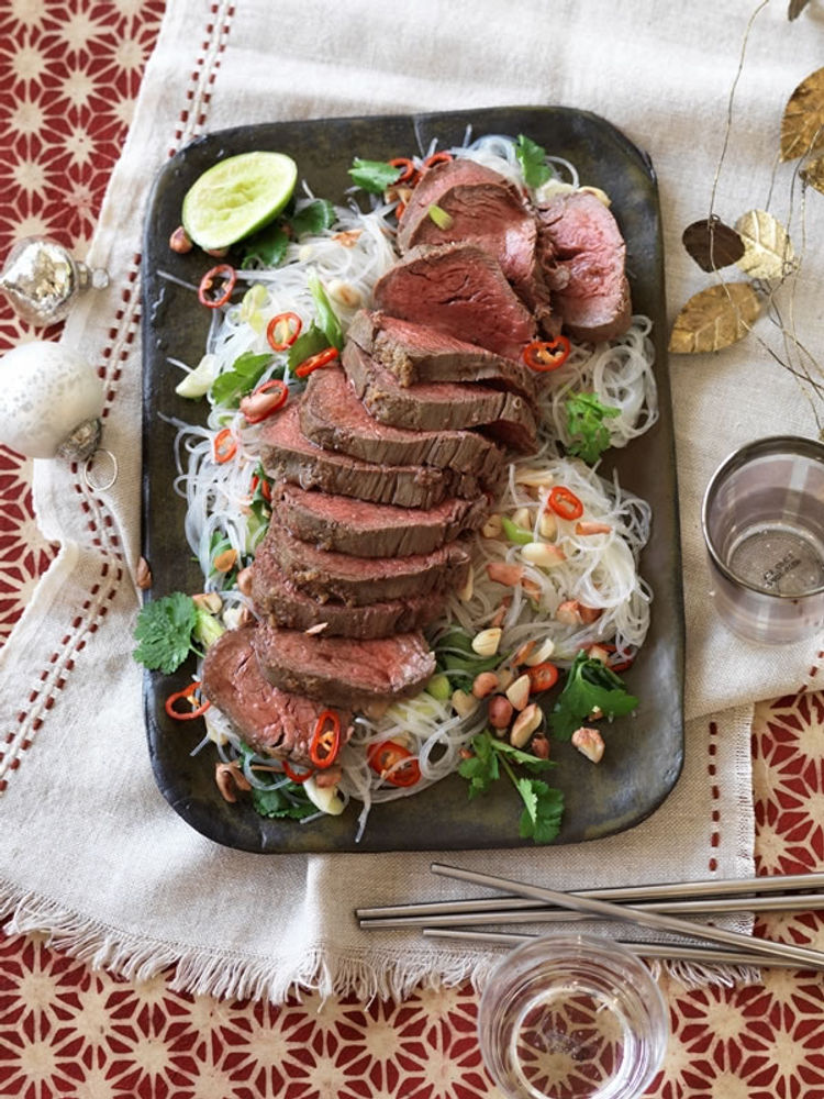 Asian Marinated Roast Beef Fillet