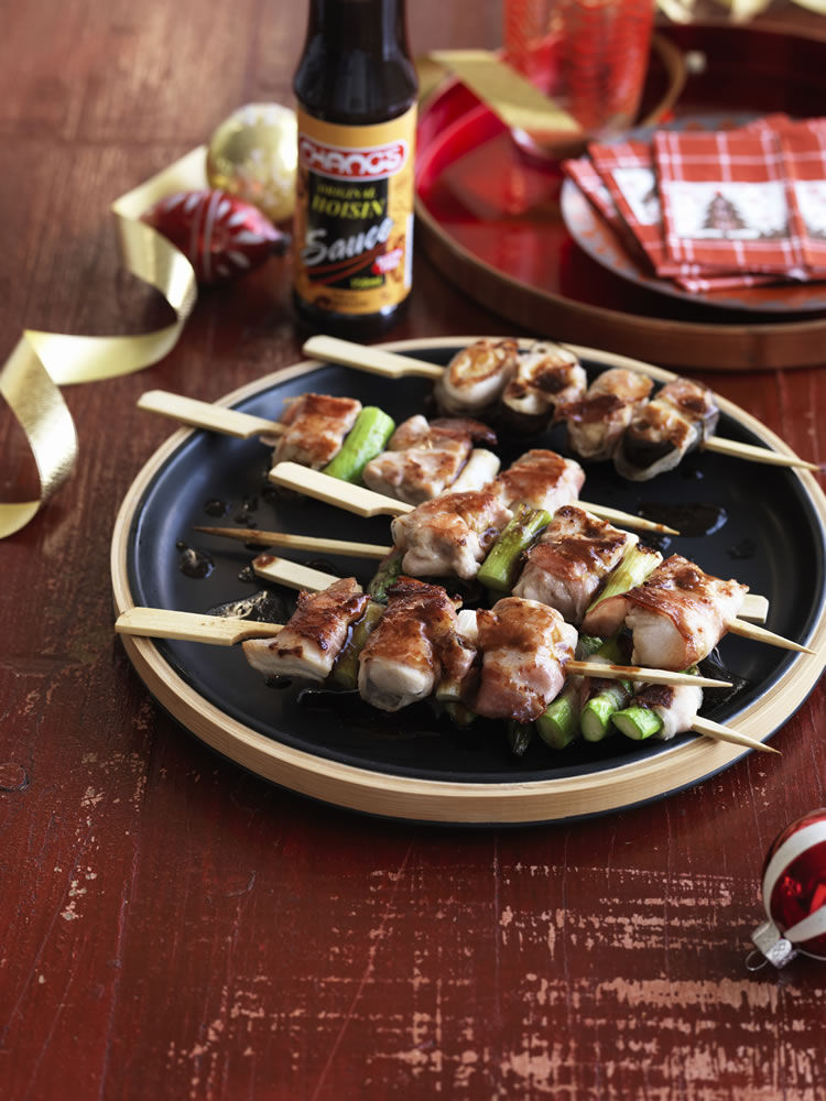 Bacon-wrapped Yakitori