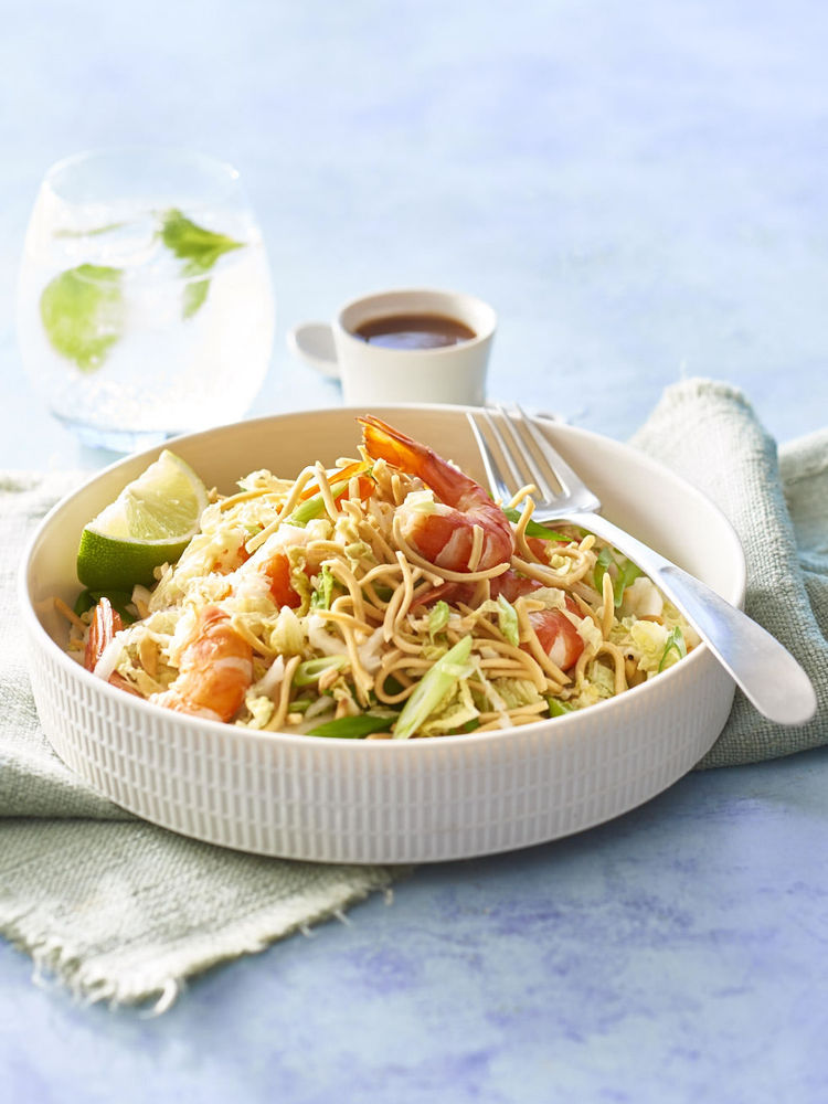 Prawn oriental crispy noodle salad