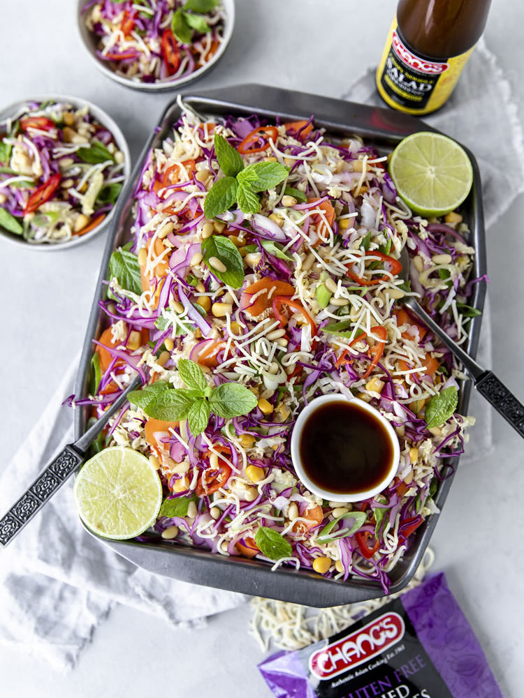 Spicy Fried Noodle Salad