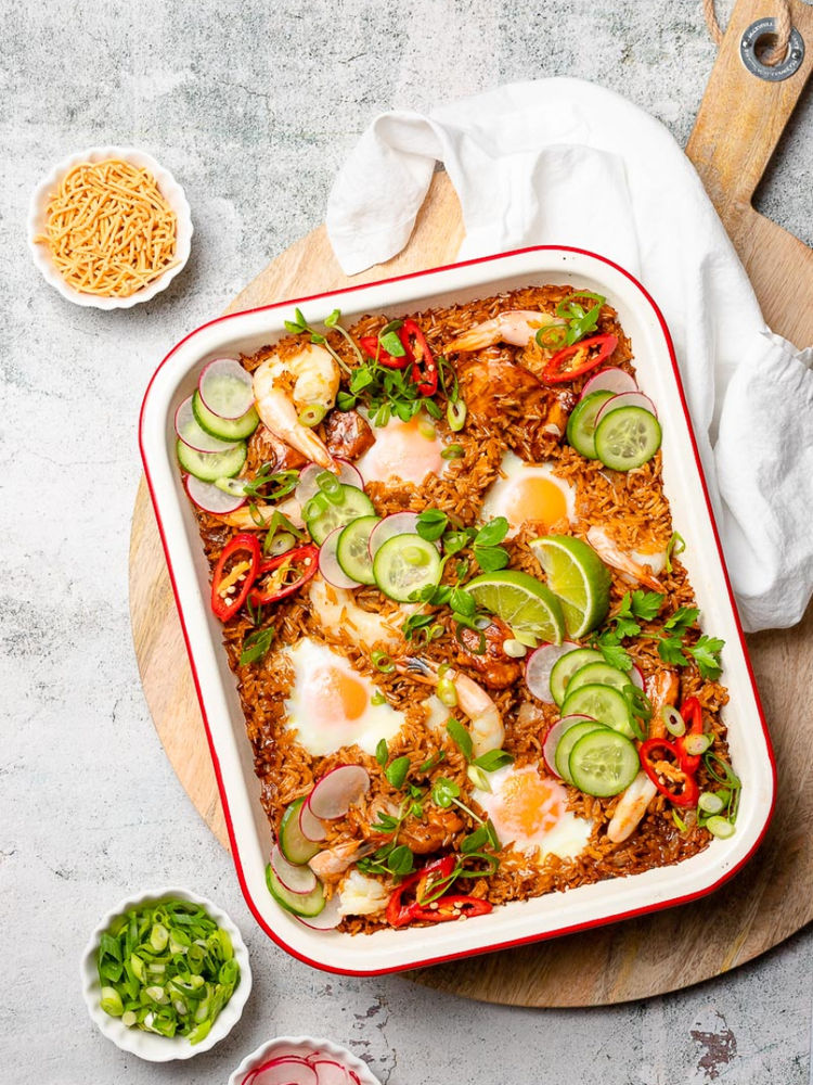 Nasi Goreng Bake