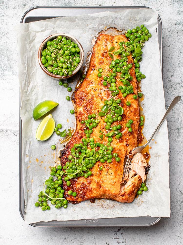 Salmon with Oyster Sauce Glaze - Chang's Authentic Asian Cooking