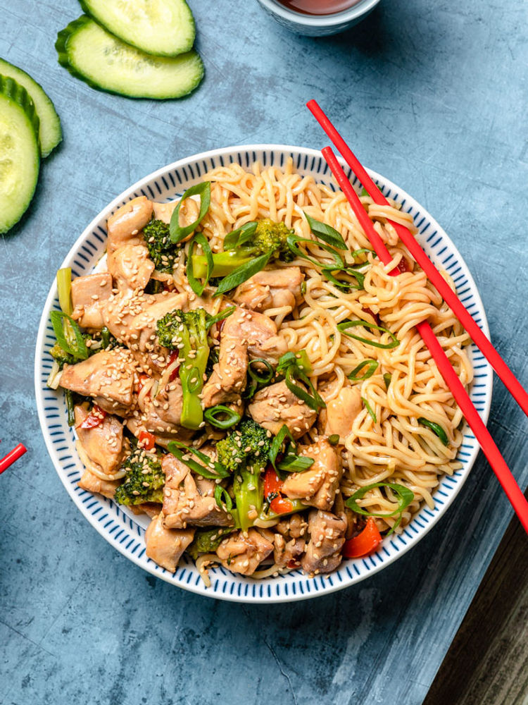 Teriyaki Chicken Noodle Bowl