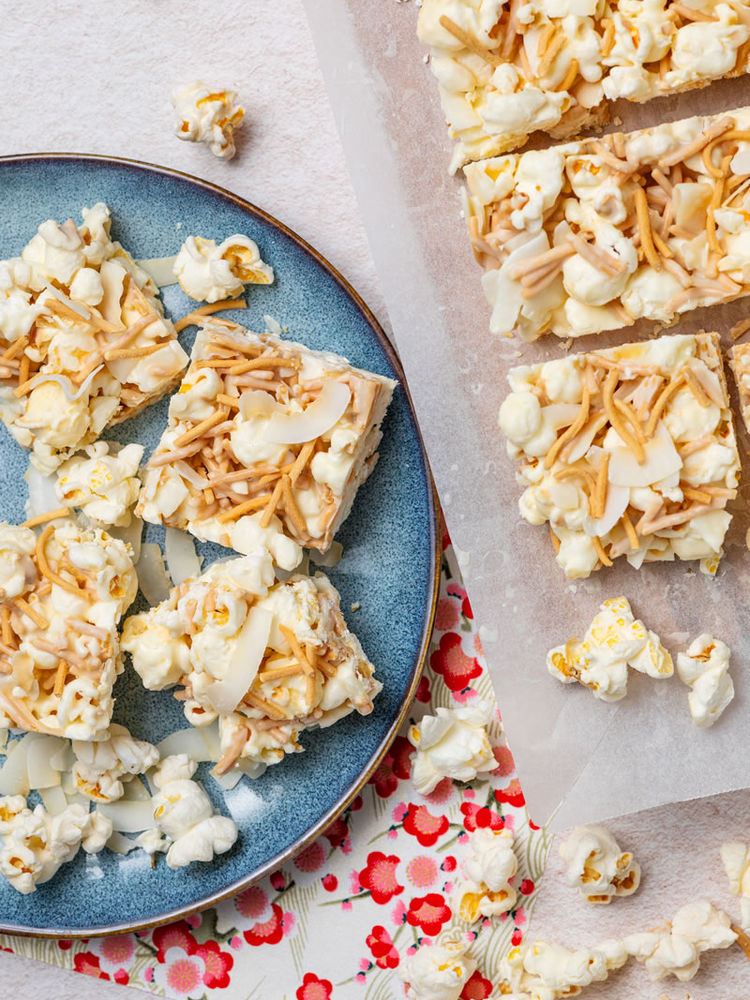 Popcorn Crunch Slice