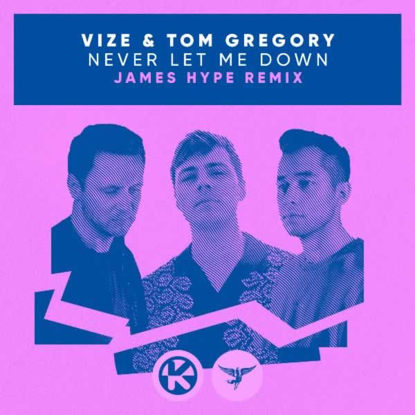 Never Let Me Down (James Hype Remix) -  VIZE, Tom Gregory, James Hype
