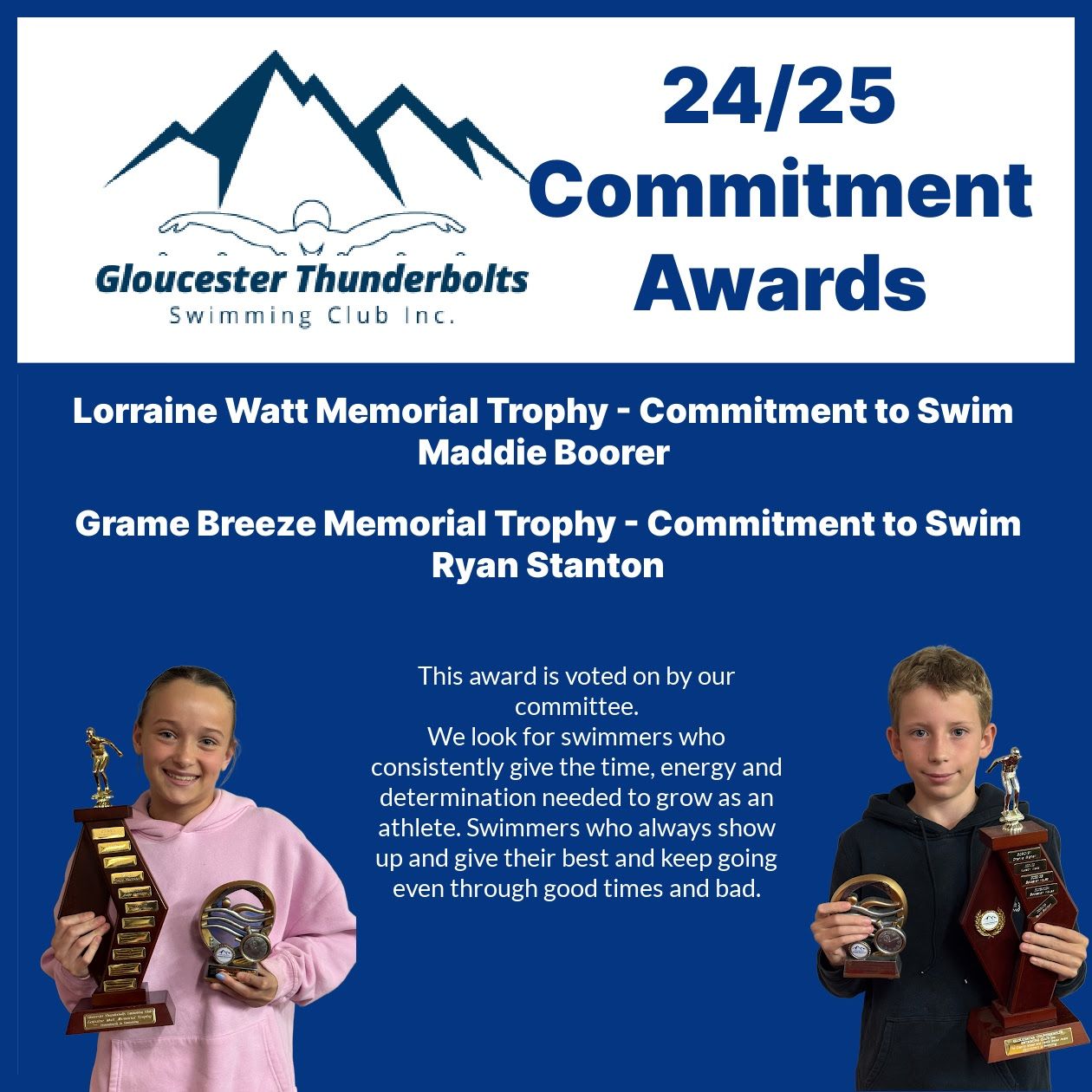 2024-25 Season Commitment Awards