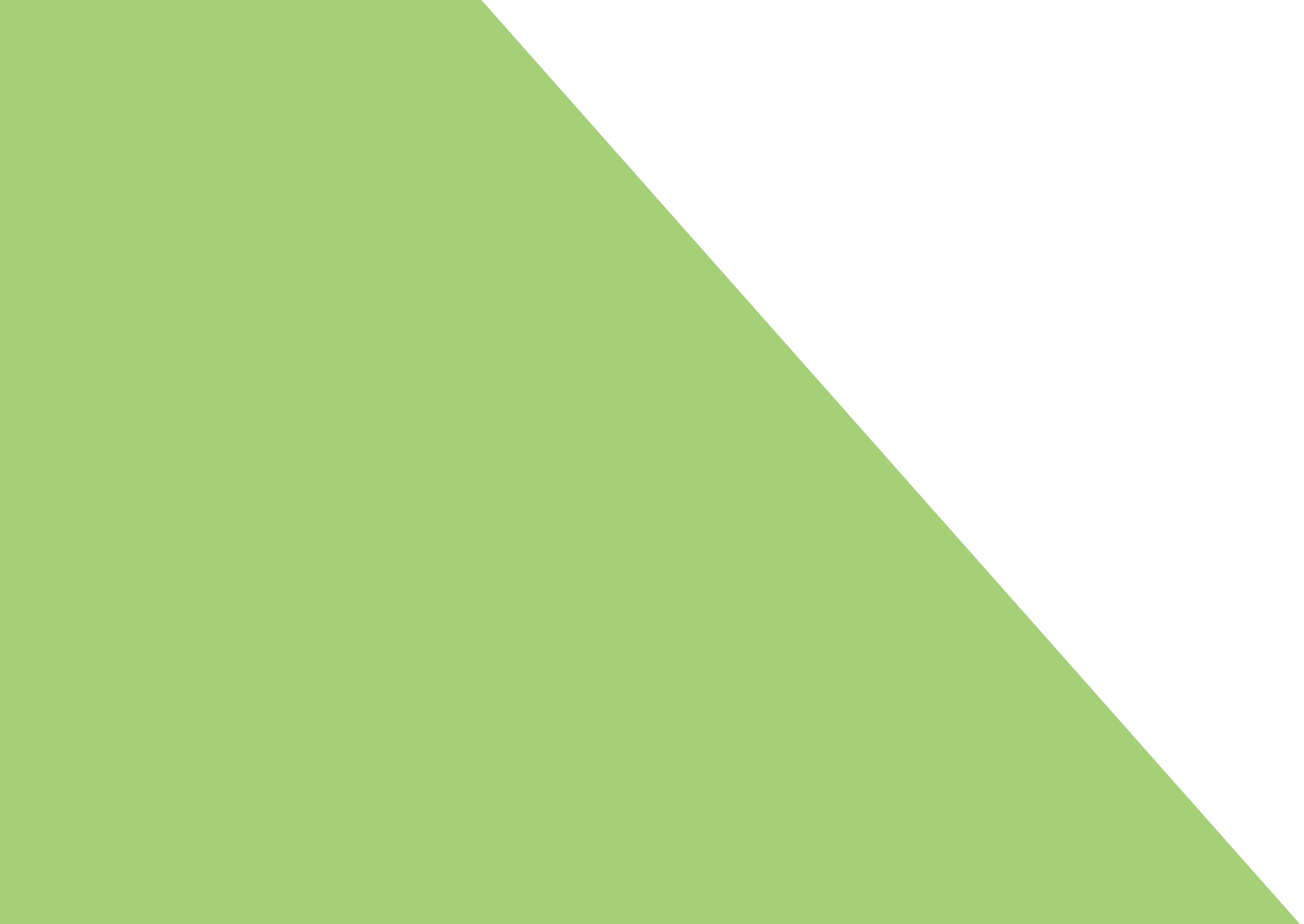 Green triangle design element only