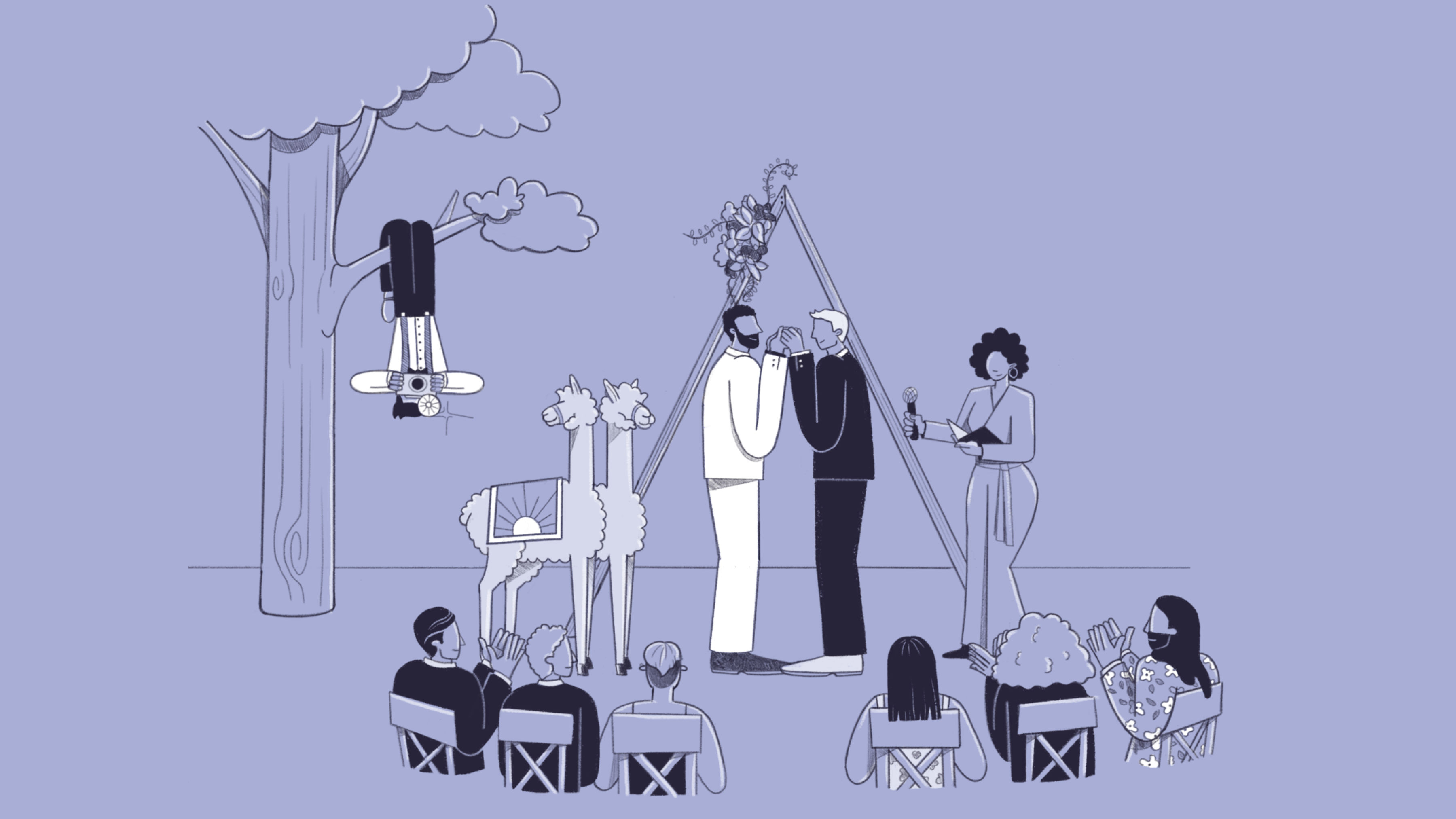Nine Reasons Why Engaged Couples Are Choosing Not to Have a Wedding Party