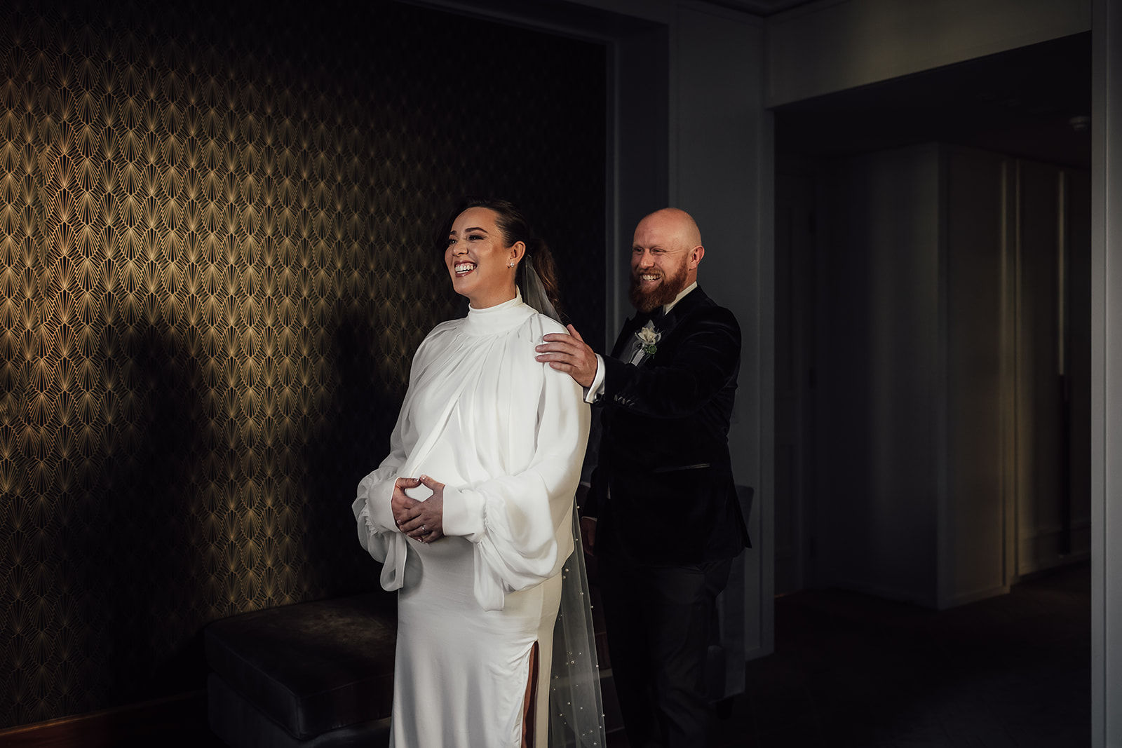 Wedding first look