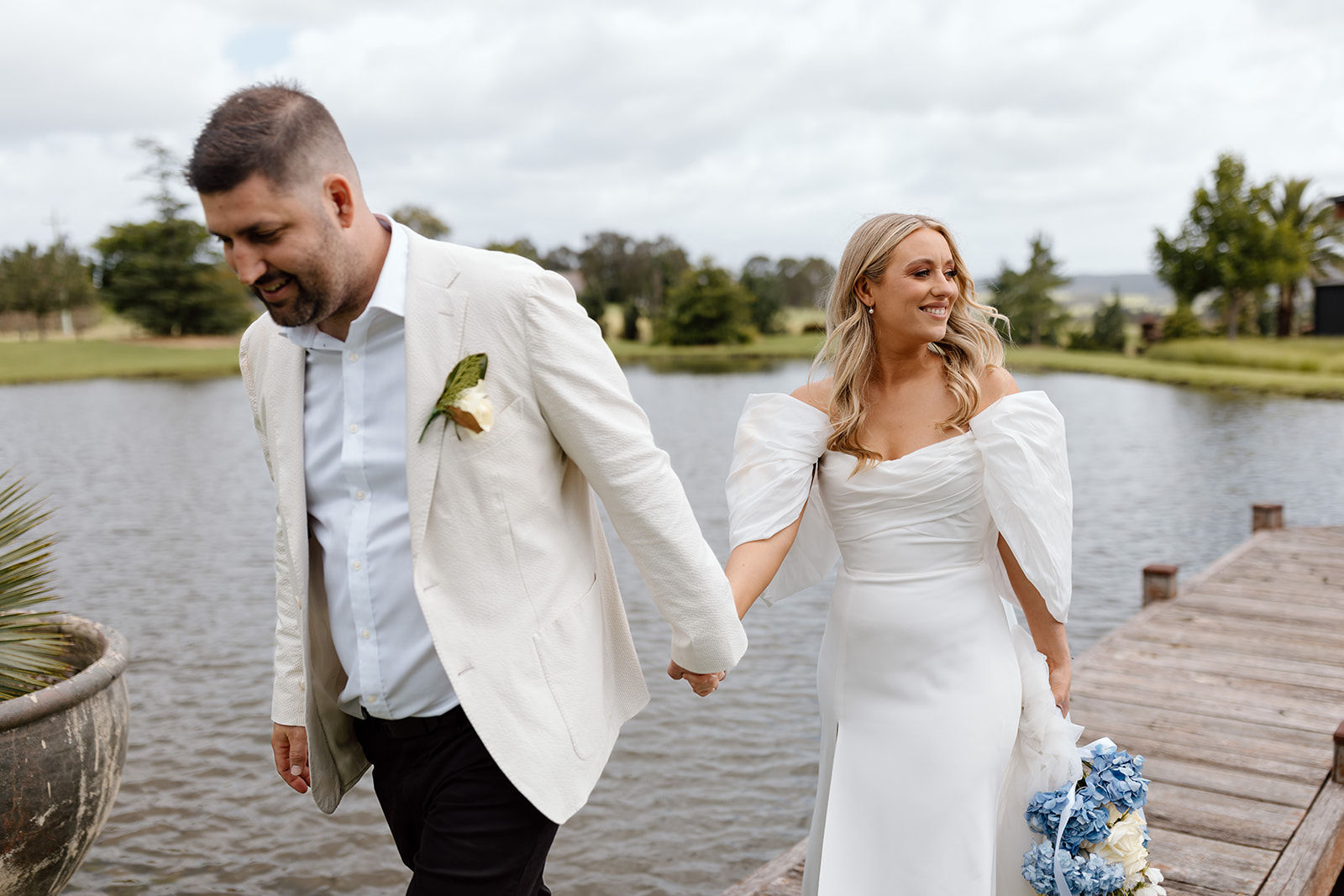Jordan and Luke's intimate celebration at Linnaeus Collection